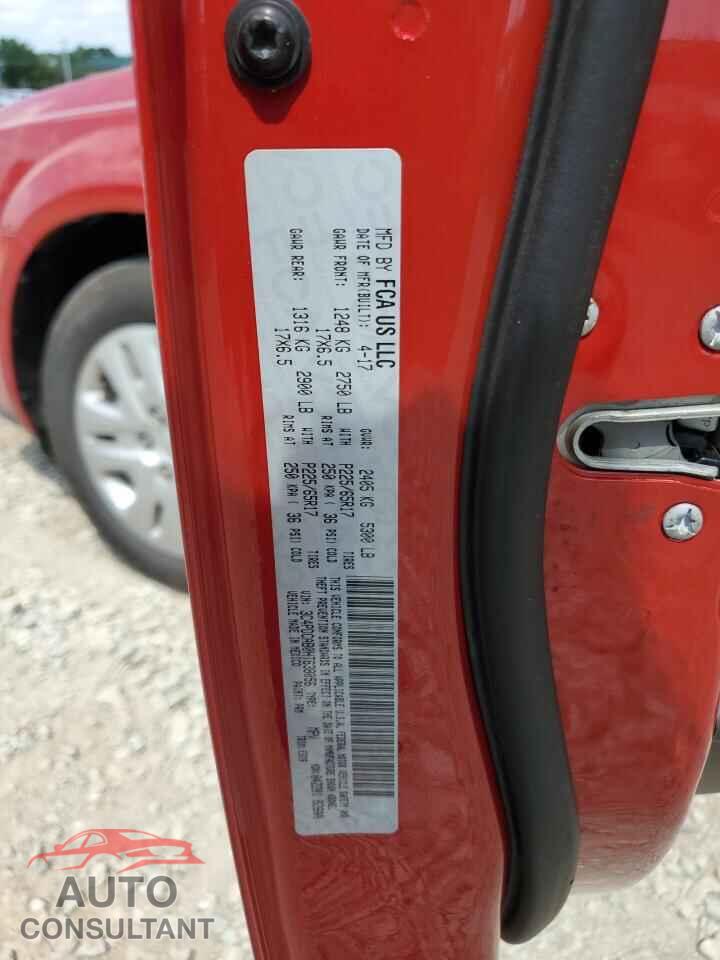 DODGE JOURNEY 2017 - 3C4PDCAB0HT638056
