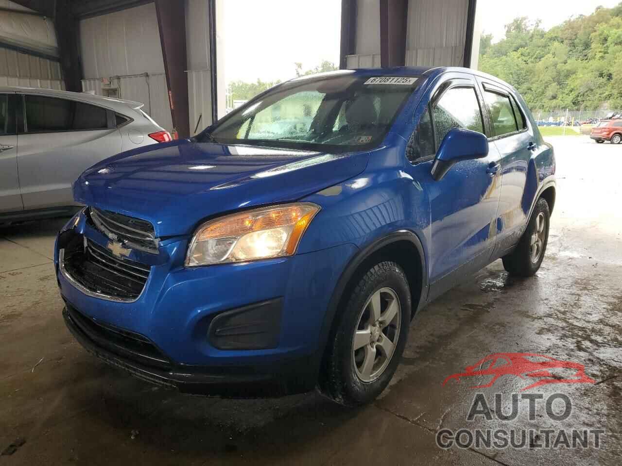 CHEVROLET TRAX 2016 - KL7CJNSBXGB584554