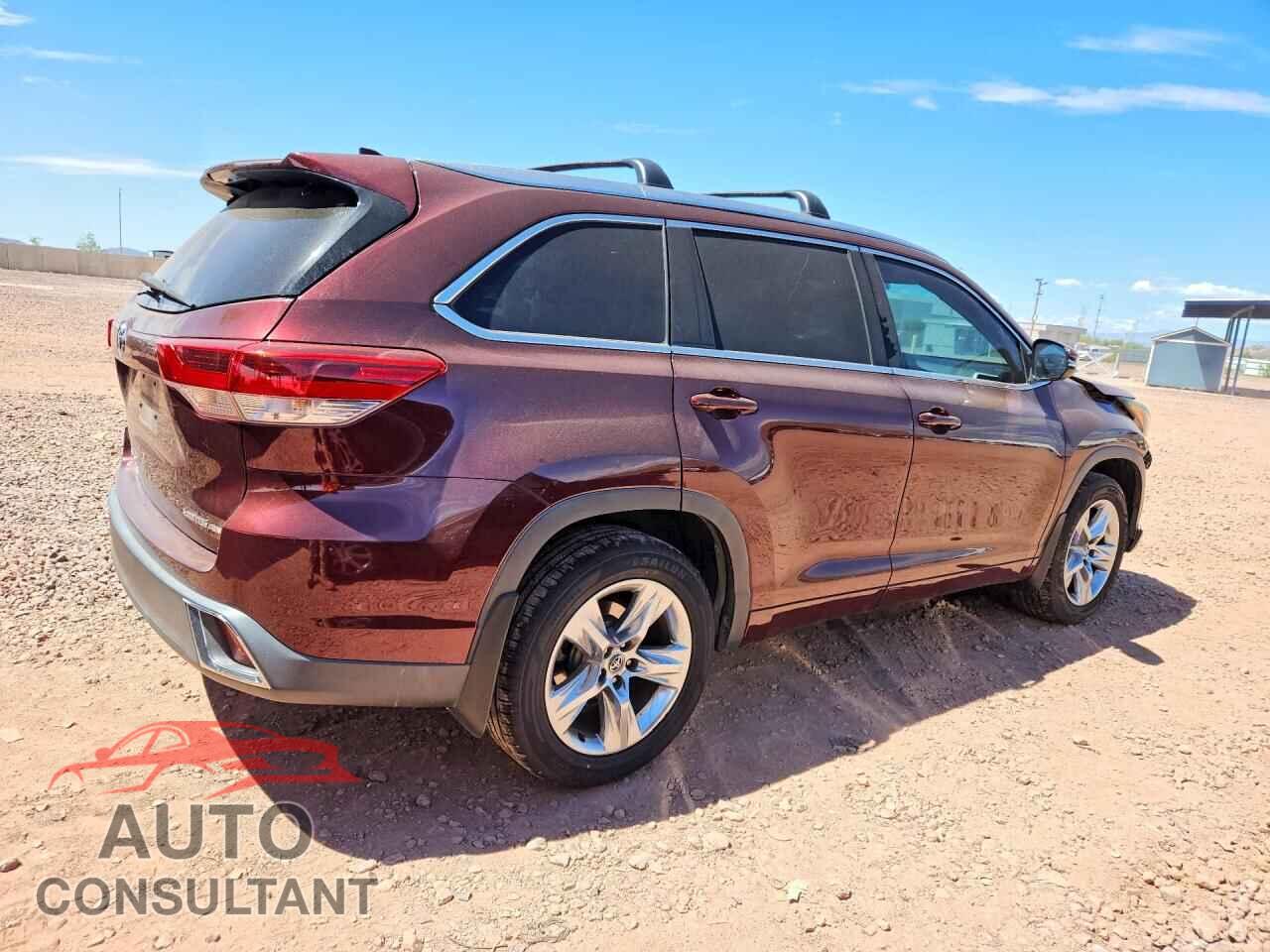 TOYOTA HIGHLANDER 2018 - 5TDDZRFH3JS875211