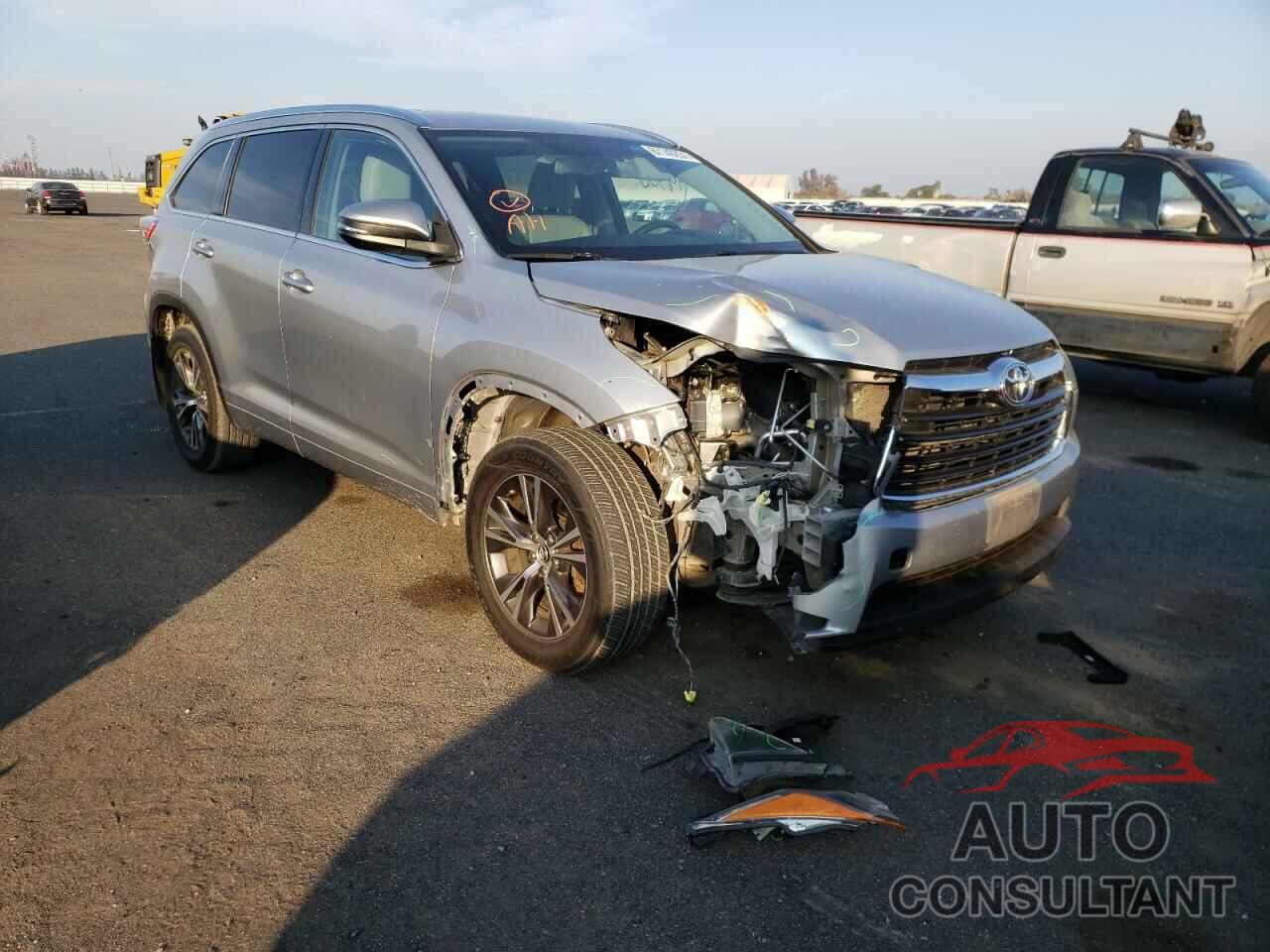 TOYOTA HIGHLANDER 2016 - 5TDJKRFH3GS245799