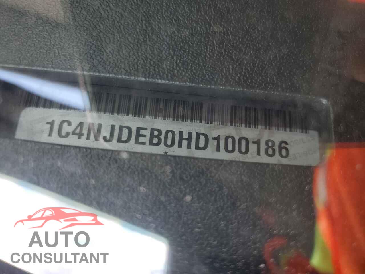 JEEP COMPASS 2017 - 1C4NJDEB0HD100186