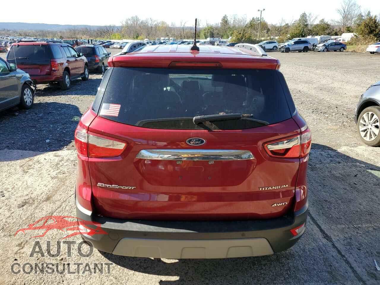 FORD ECOSPORT 2019 - MAJ6S3KL6KC264117