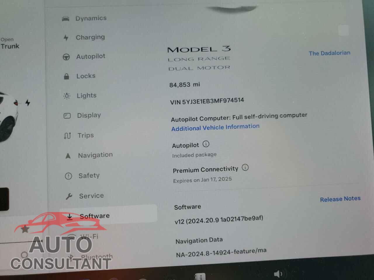 TESLA MODEL 3 2021 - 5YJ3E1EB3MF974514