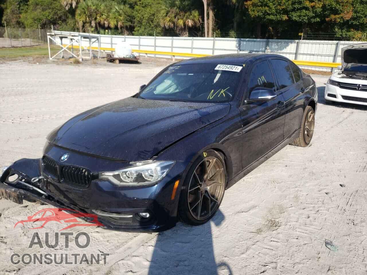 BMW 3 SERIES 2016 - WBA8E9G57GNU29382