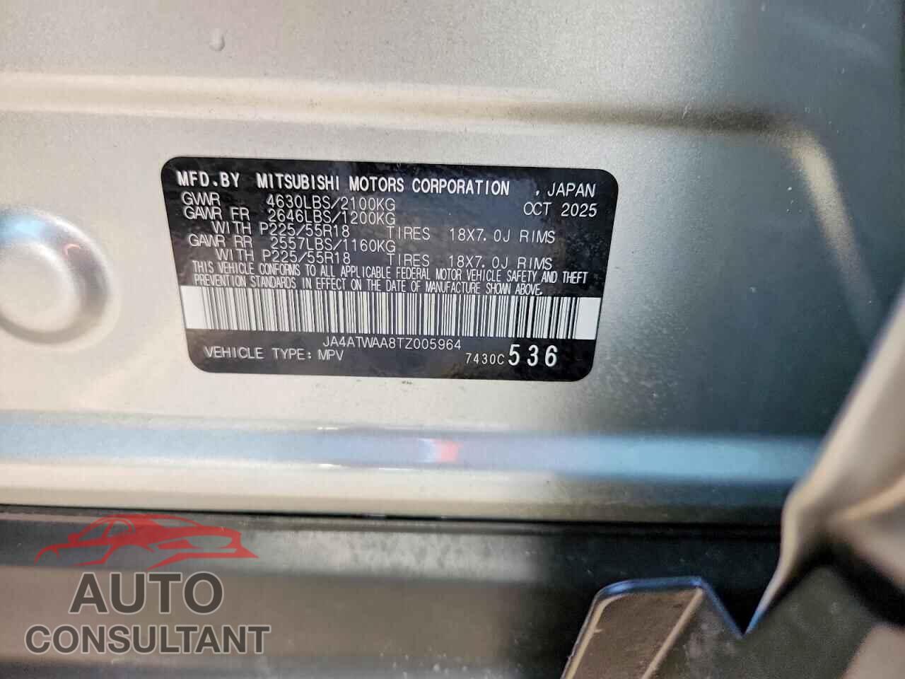 MITSUBISHI ECLIPSE 2026 - JA4ATWAA8TZ005964