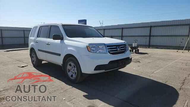 HONDA PILOT 2013 - 5FNYF4H21DB078485