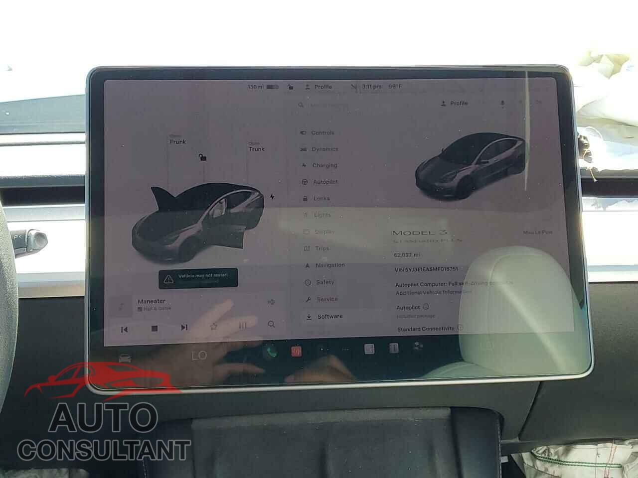 TESLA MODEL 3 2021 - 5YJ3E1EA5MF018751