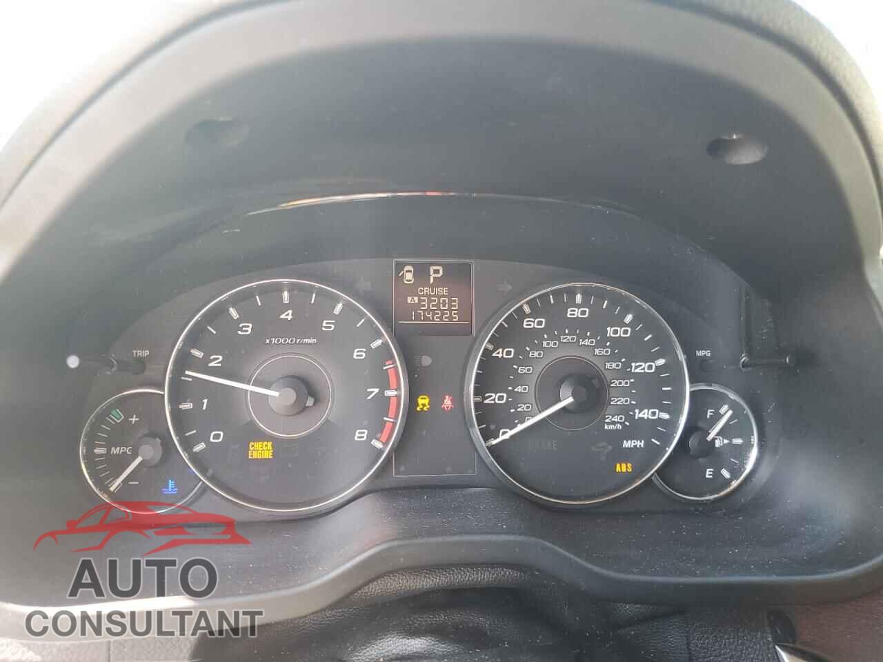 SUBARU OUTBACK 2012 - 4S4BRCGC3C3288191