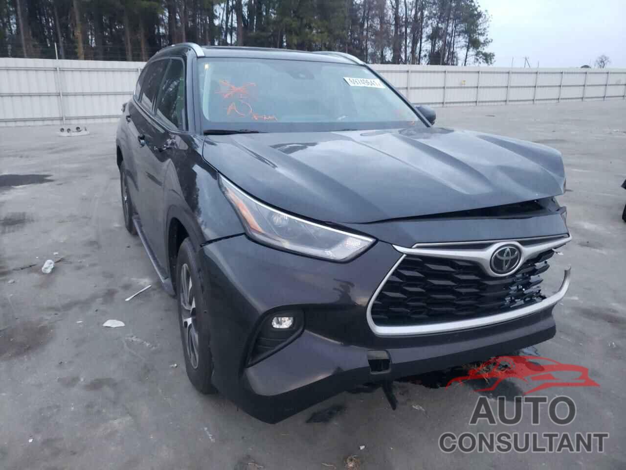 TOYOTA HIGHLANDER 2021 - 5TDGZRAH6MS035643