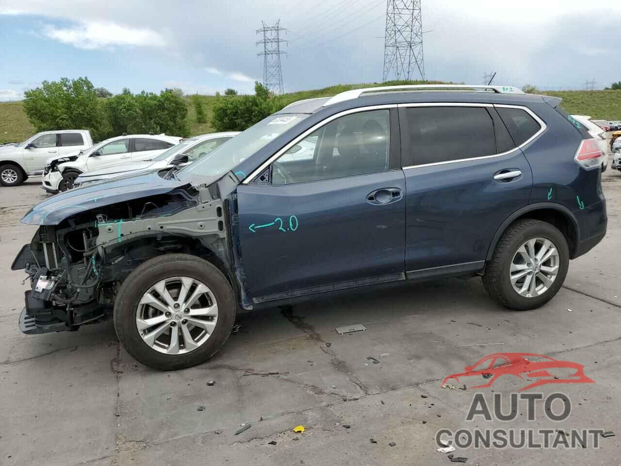 NISSAN ROGUE 2015 - KNMAT2MV5FP587180