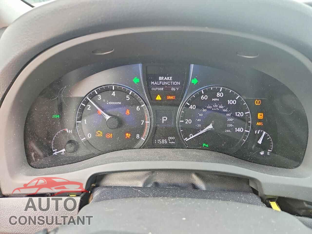 LEXUS RX350 2013 - 2T2ZK1BA8DC123615