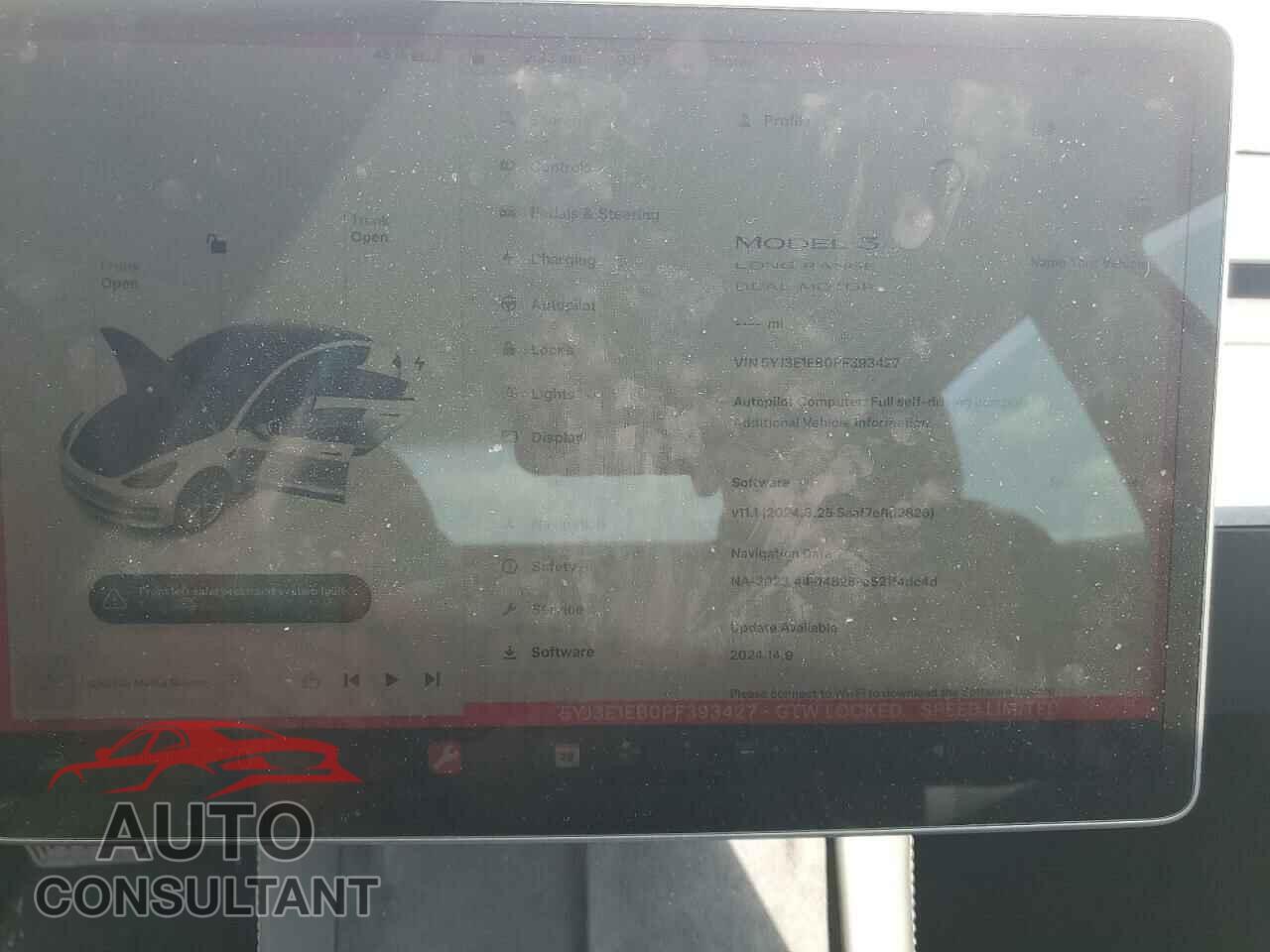 TESLA MODEL 3 2023 - 5YJ3E1EB0PF393427