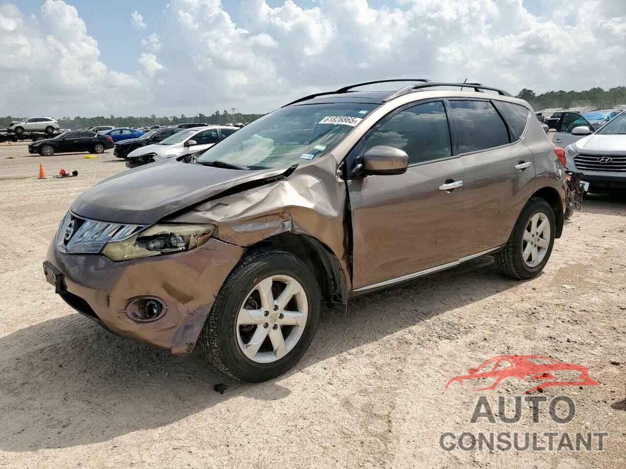 NISSAN MURANO 2010 - JN8AZ1MU9AW015435