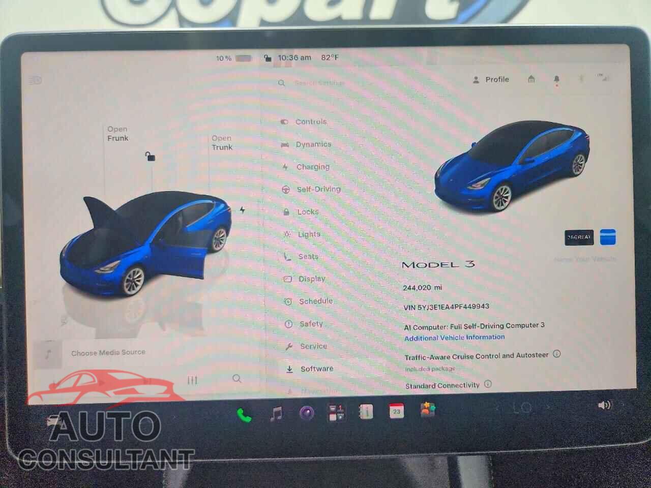 TESLA MODEL 3 2023 - 5YJ3E1EA4PF449943