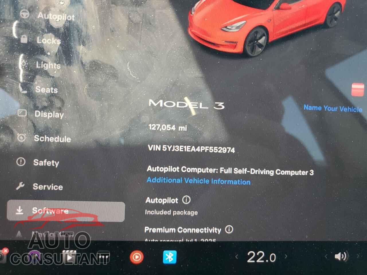 TESLA MODEL 3 2023 - 5YJ3E1EA4PF552974