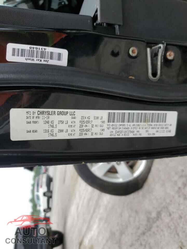 DODGE JOURNEY 2010 - 3D4PG5FV2AT279484