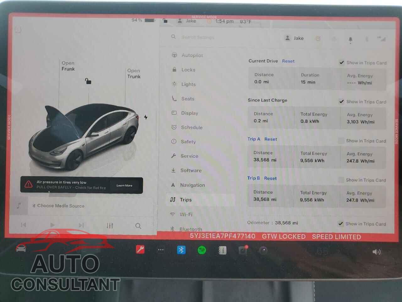 TESLA MODEL 3 2023 - 5YJ3E1EA7PF477140