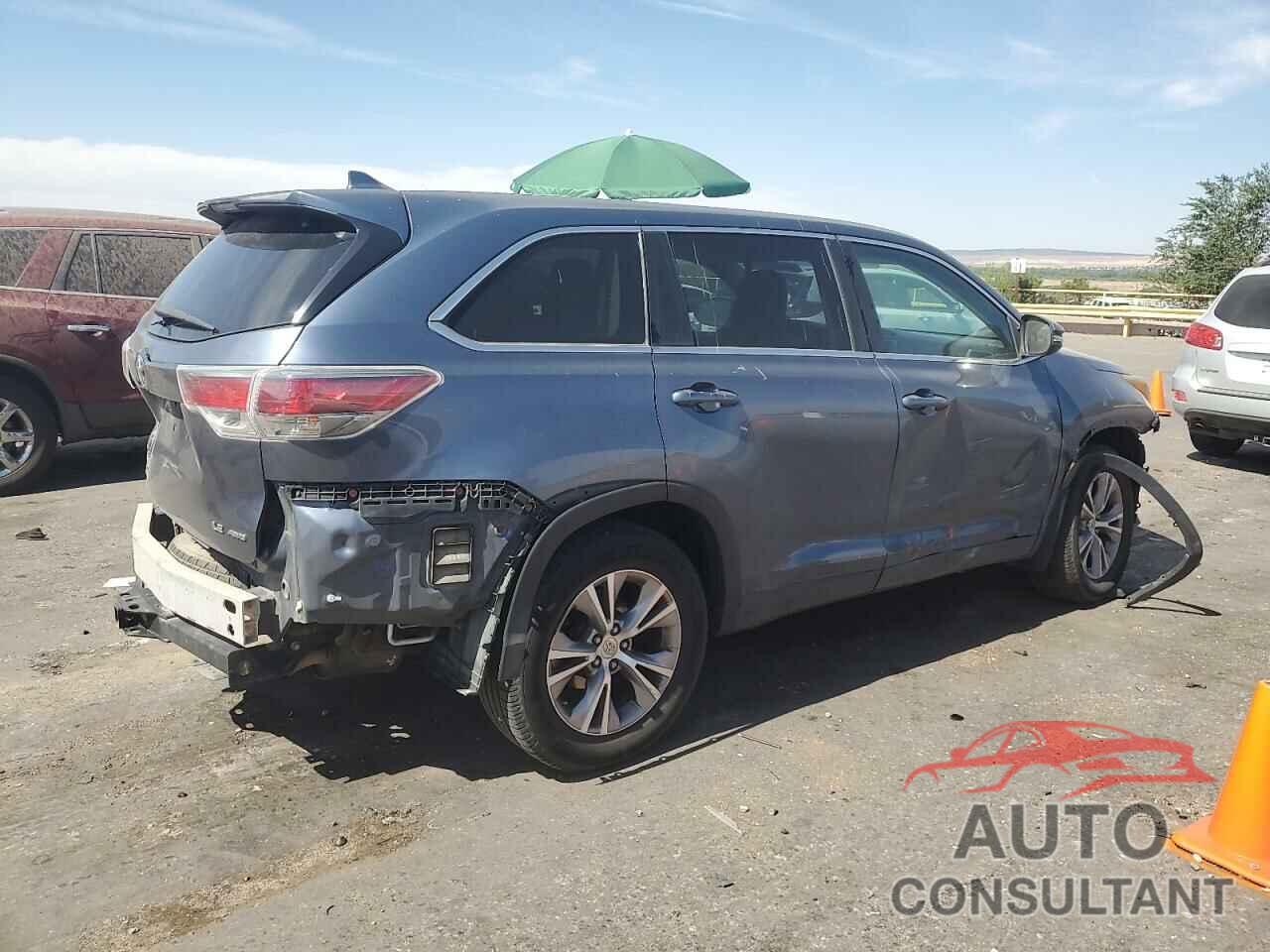 TOYOTA HIGHLANDER 2015 - 5TDBKRFH2FS131358