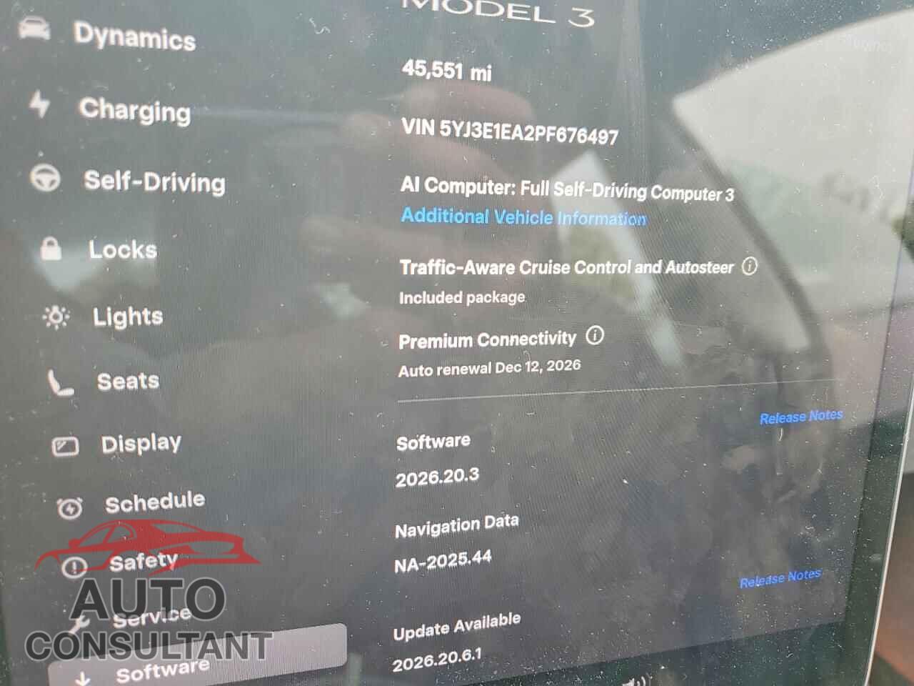 TESLA MODEL 3 2023 - 5YJ3E1EA2PF676497