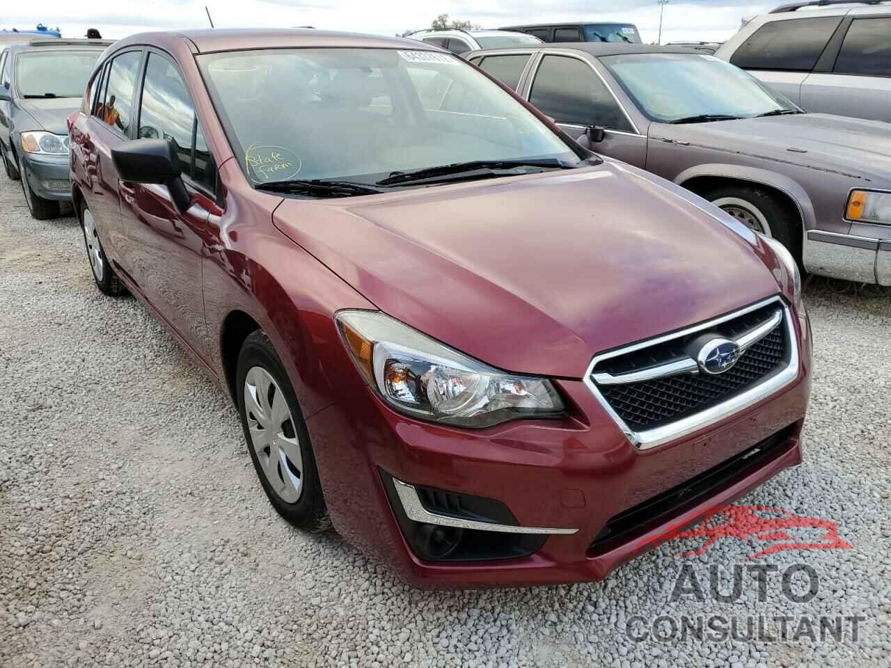 SUBARU IMPREZA 2016 - JF1GPAA61G8228710