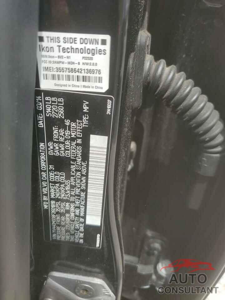 VOLVO XC60 2015 - YV440MDD8F2601818