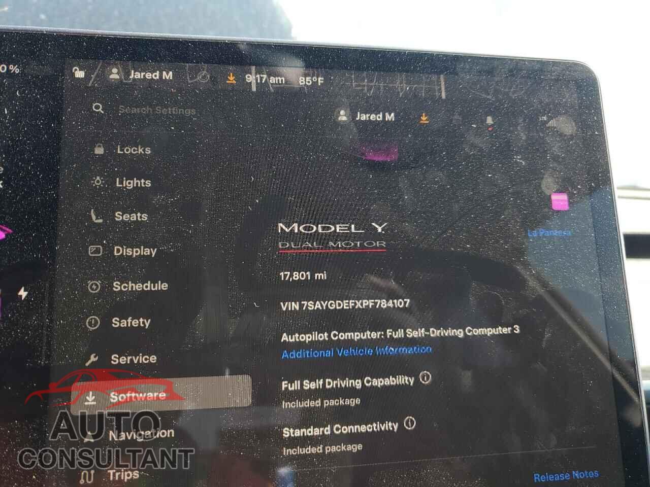 TESLA MODEL Y 2023 - 7SAYGDEFXPF784107