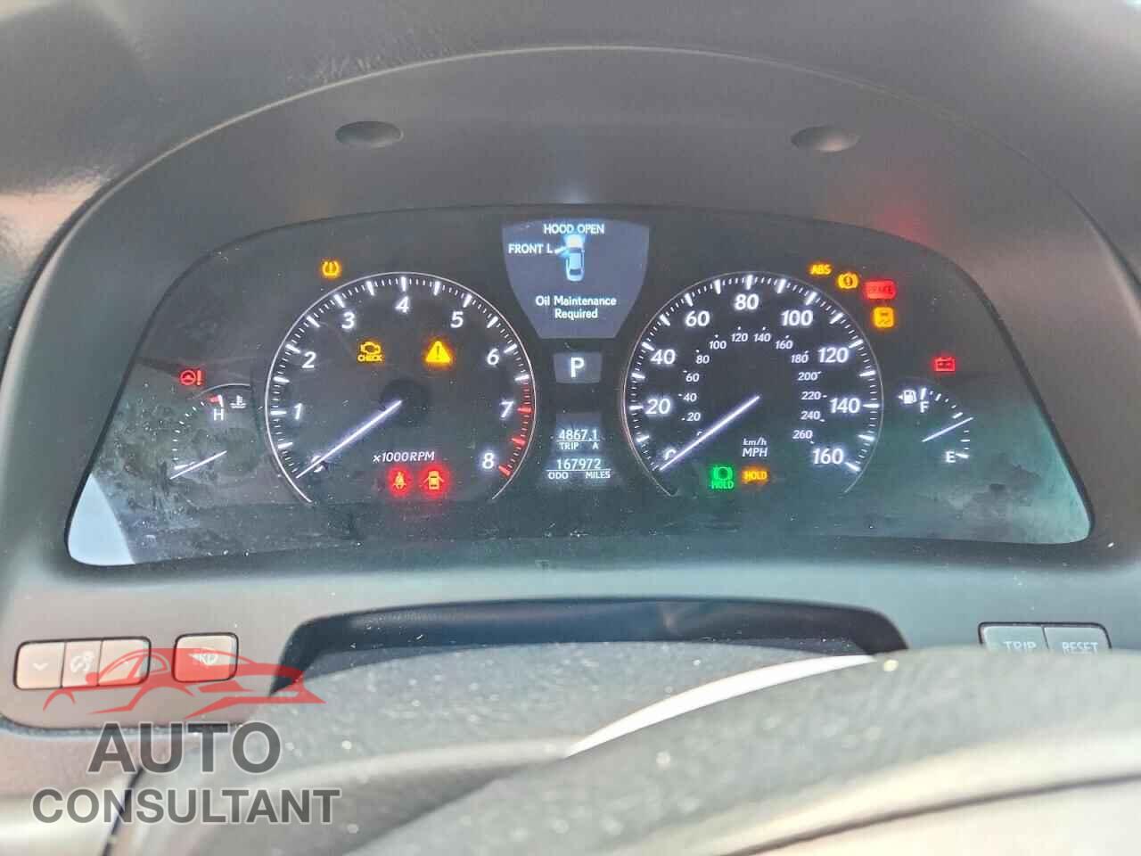 LEXUS LS460 2011 - JTHBL5EF7B5102247