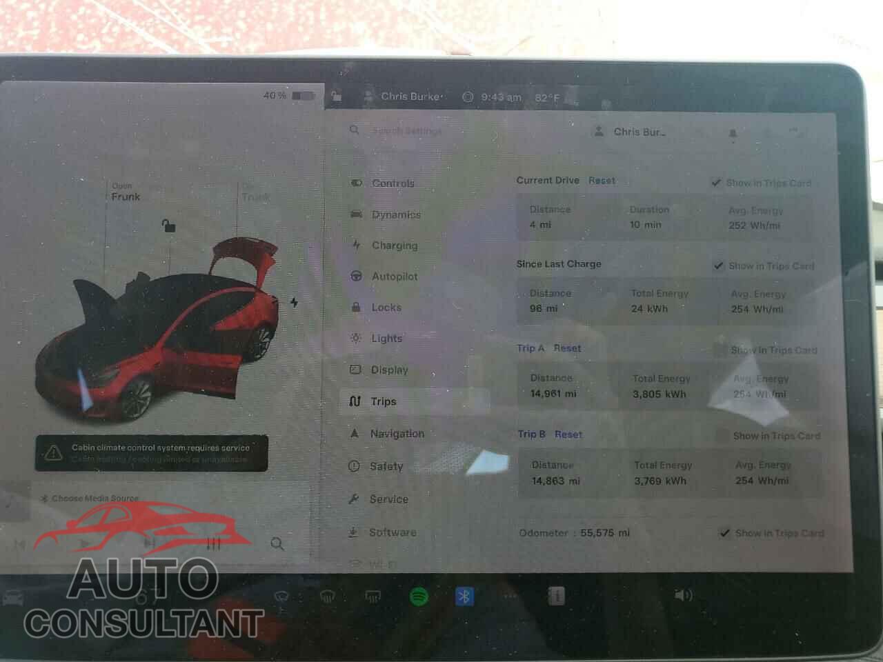 TESLA MODEL 3 2019 - 5YJ3E1EB4KF453833