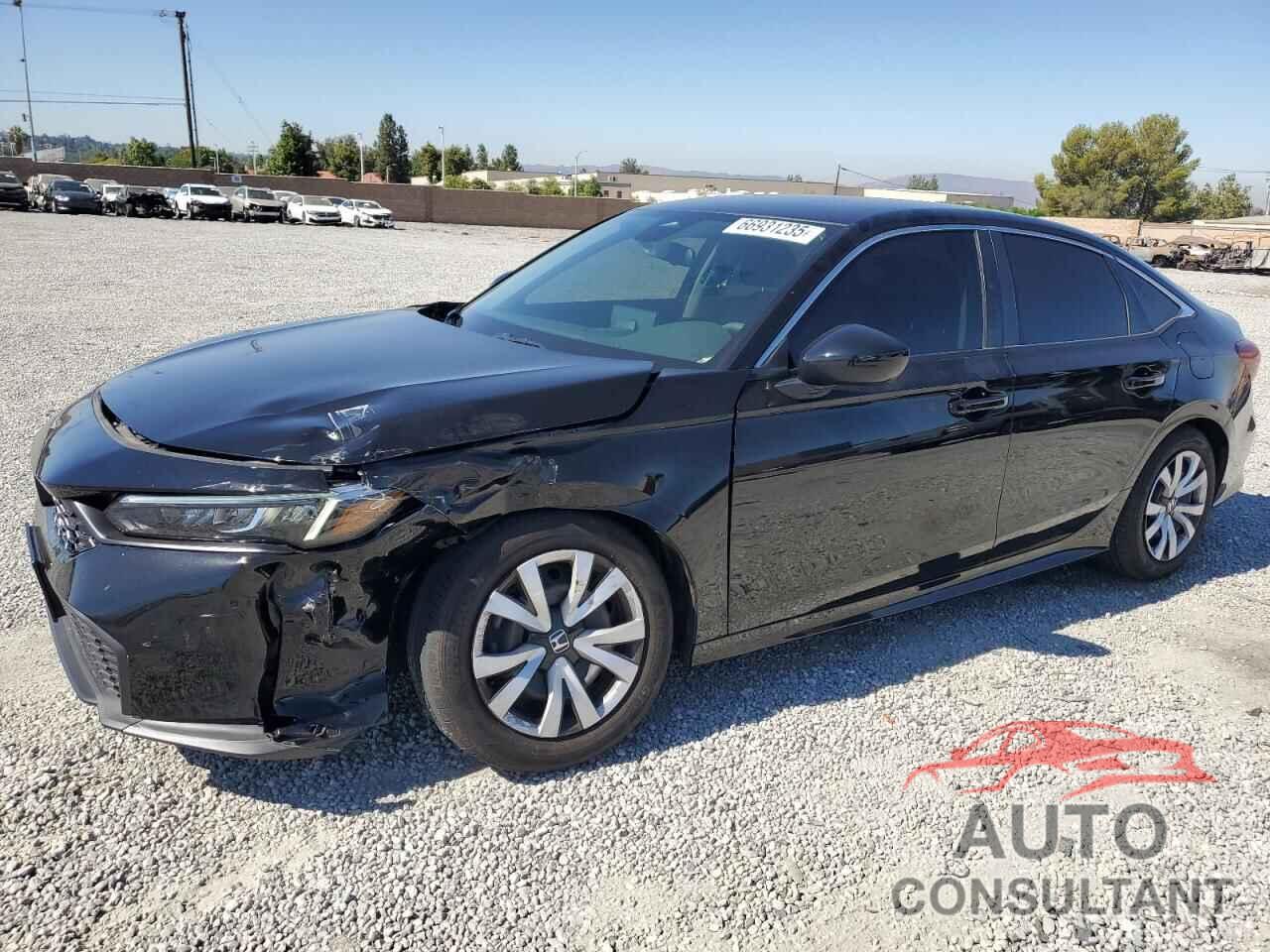 HONDA CIVIC 2025 - 2HGFE2F21SH533488