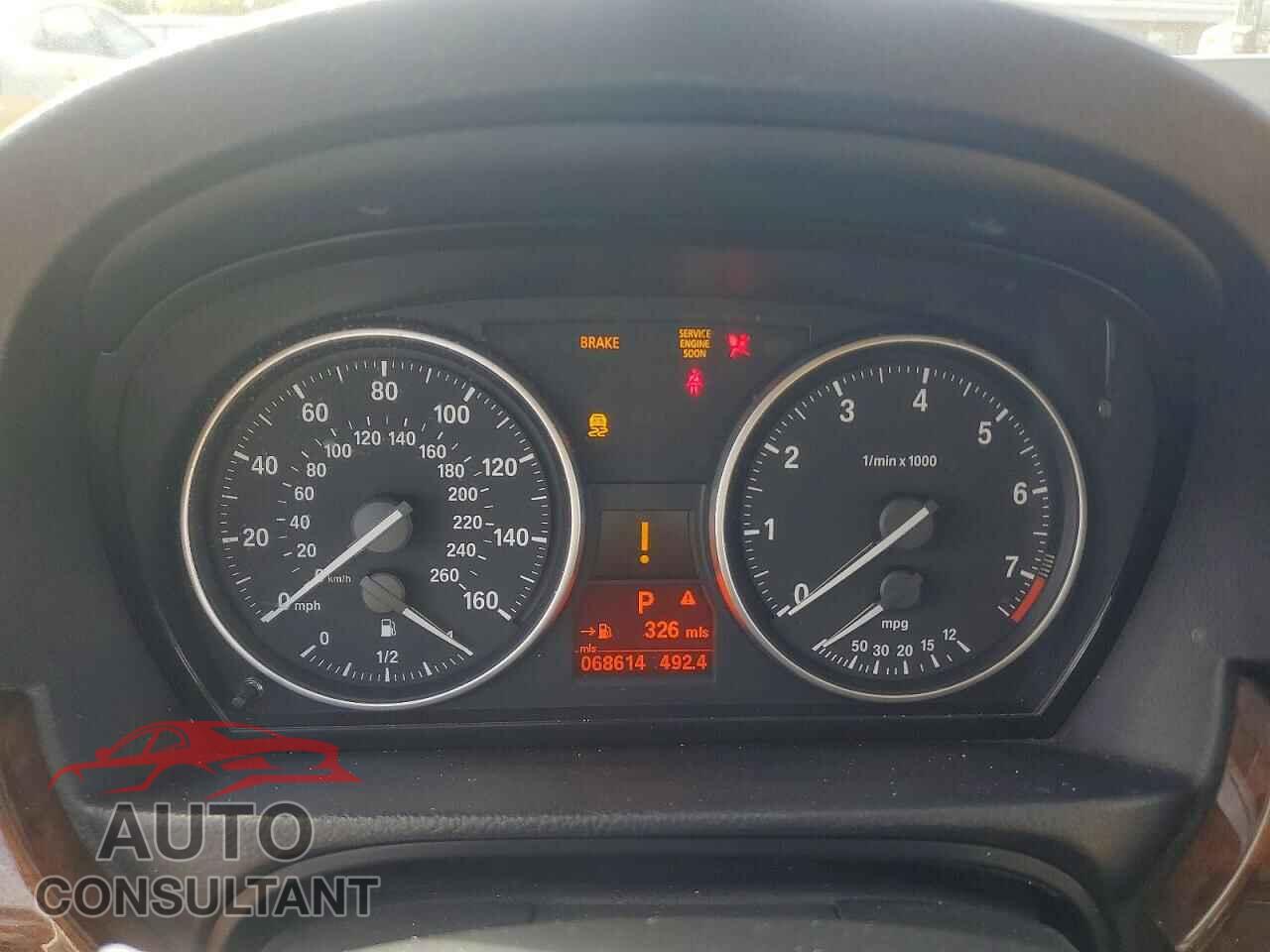 BMW 3 SERIES 2011 - WBAPH5C58BF093259