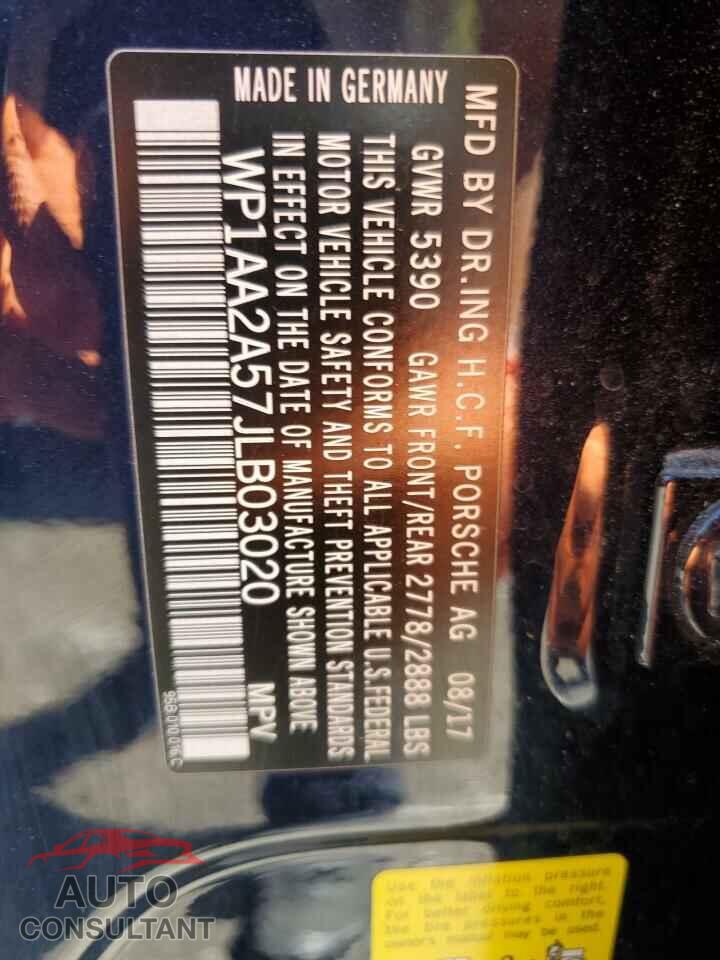 PORSCHE MACAN 2018 - WP1AA2A57JLB03020