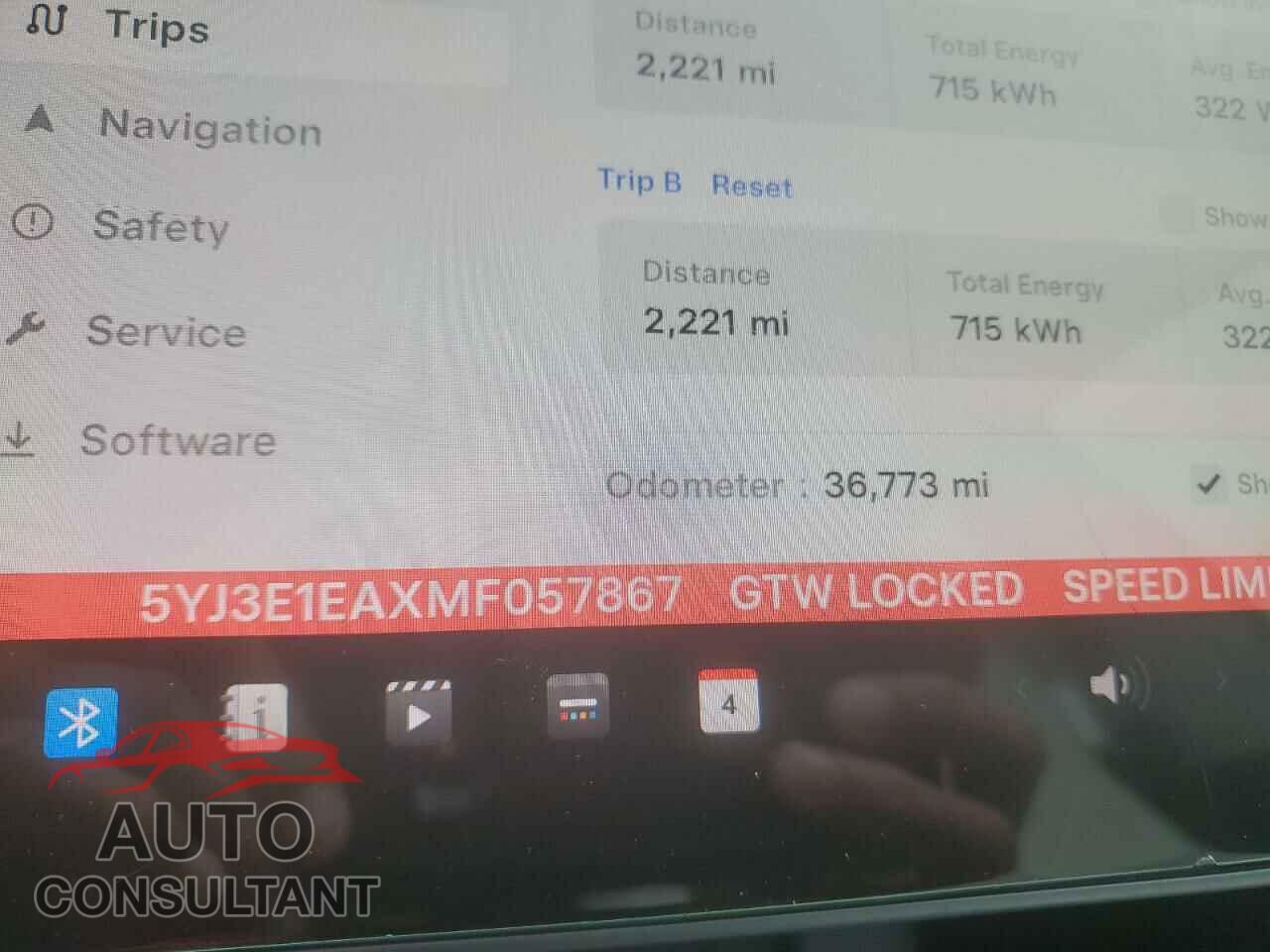 TESLA MODEL 3 2021 - 5YJ3E1EAXMF057867