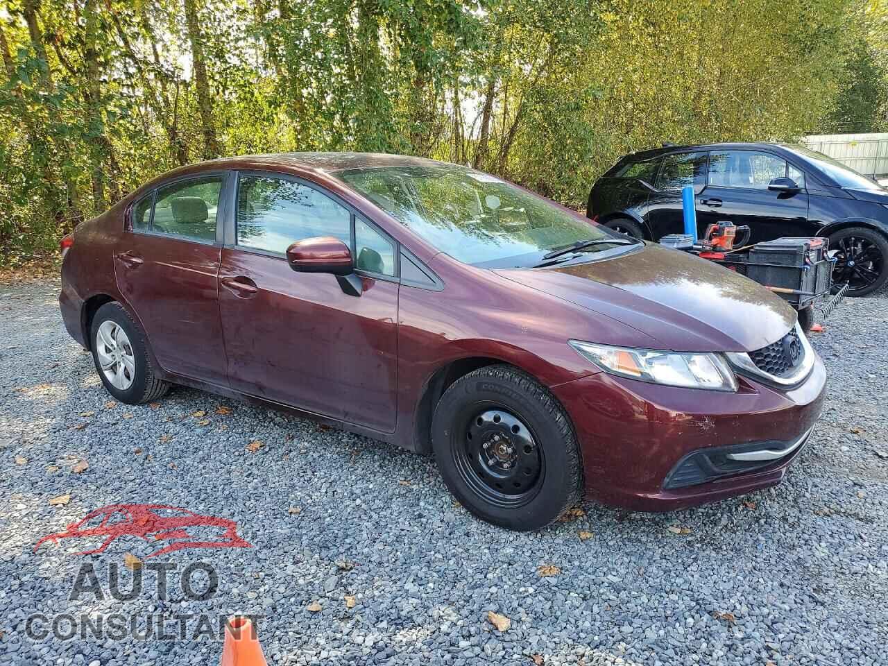 HONDA CIVIC 2013 - 19XFB2F54DE242306