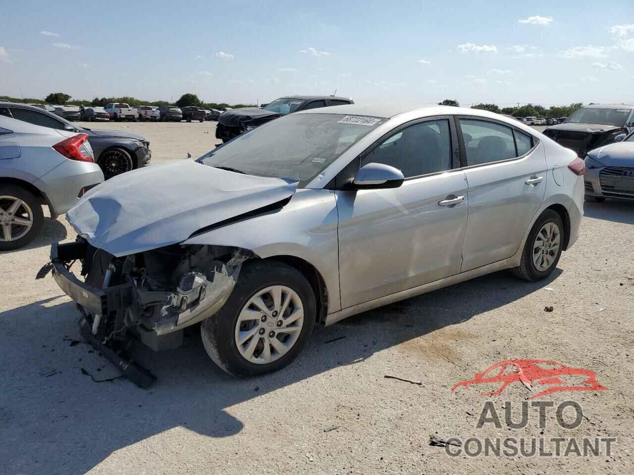 HYUNDAI ELANTRA 2018 - KMHD74LF0JU467719