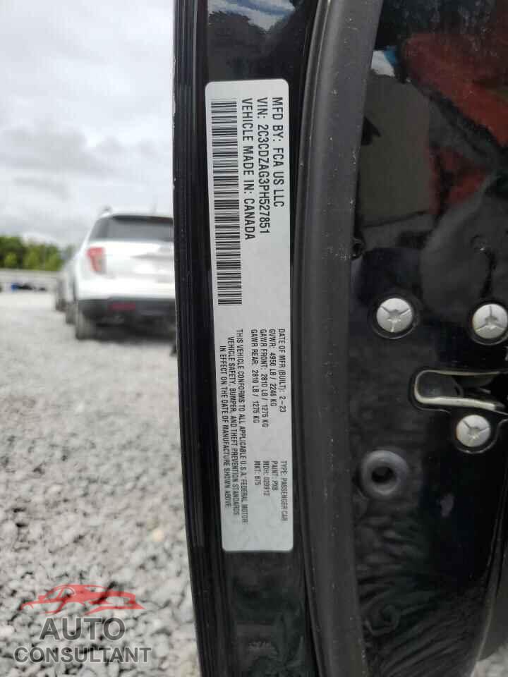 DODGE CHALLENGER 2023 - 2C3CDZAG3PH527851