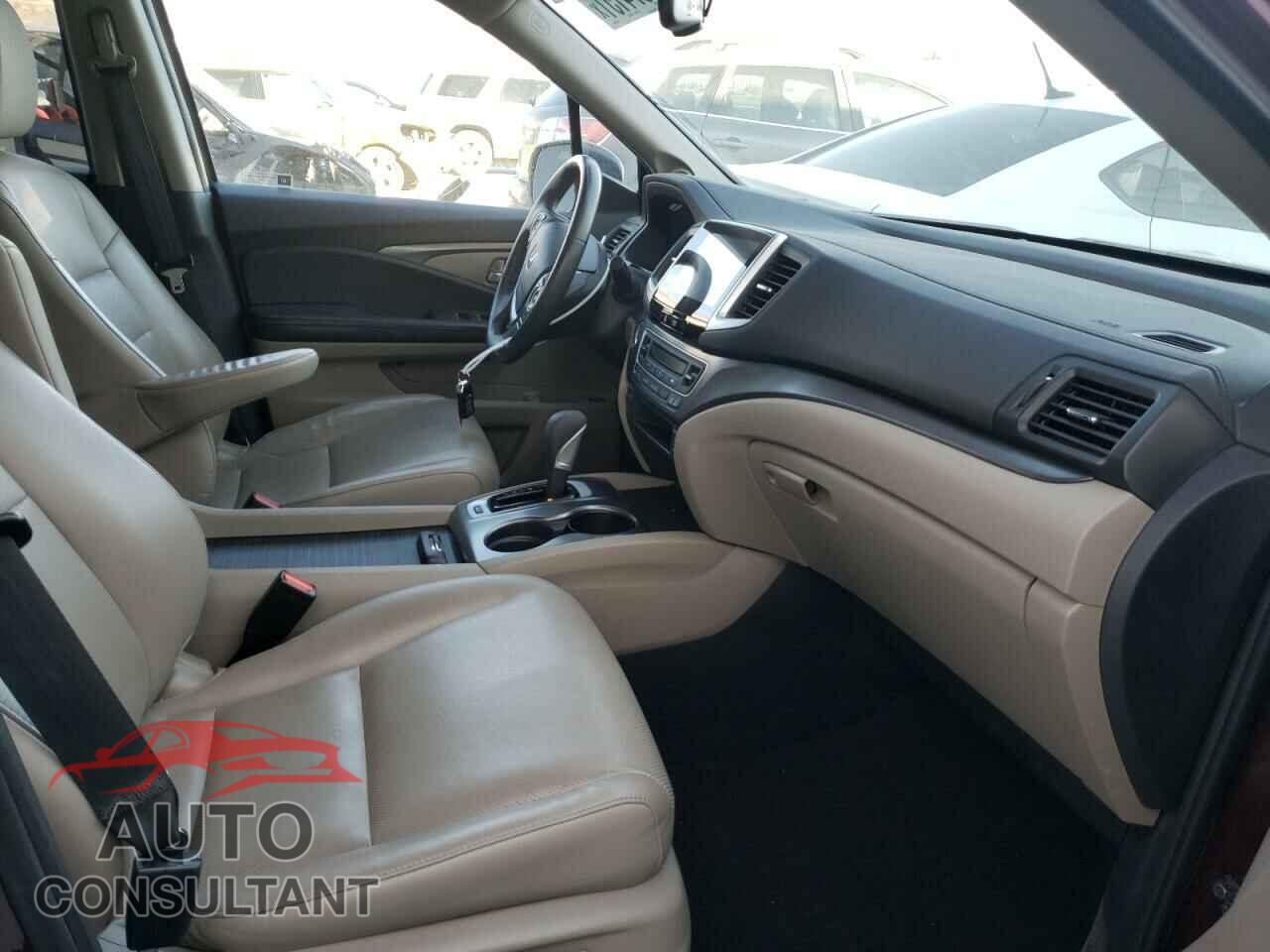 HONDA RIDGELINE 2017 - 5FPYK3F67HB035066