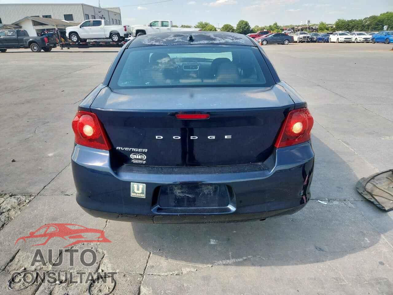 DODGE AVENGER 2012 - 1C3CDZAB0CN144486