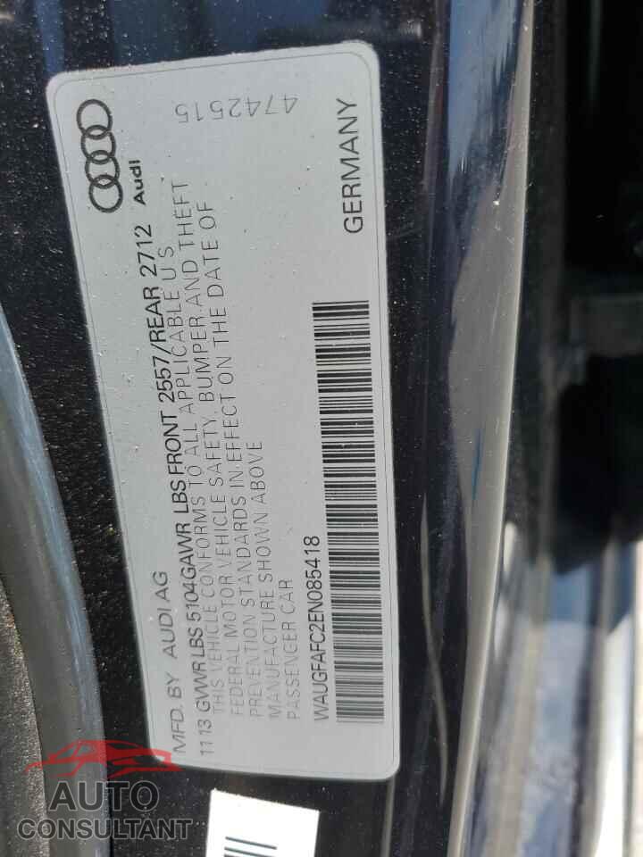 AUDI A6 2014 - WAUGFAFC2EN085418