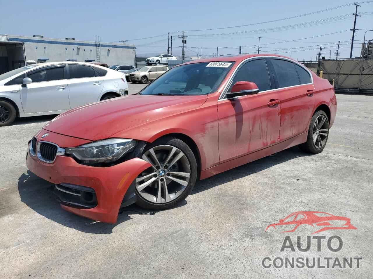 BMW 3 SERIES 2017 - WBA8B9G55HNU50497
