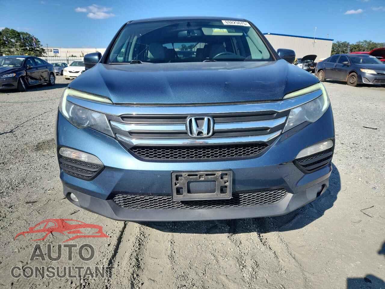 HONDA PILOT 2017 - 5FNYF5H58HB009833
