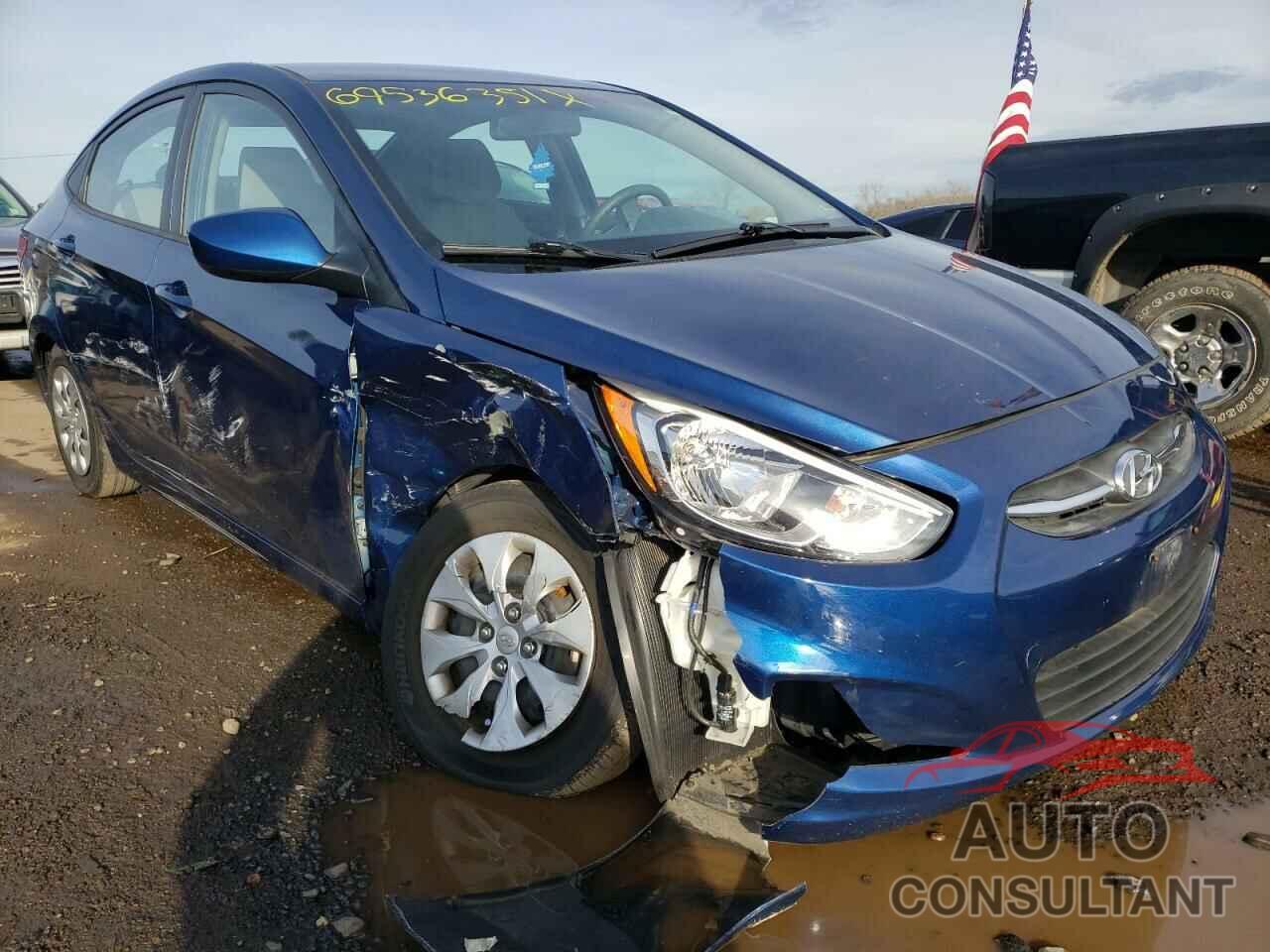HYUNDAI ACCENT 2017 - KMHCT4AE5HU291780