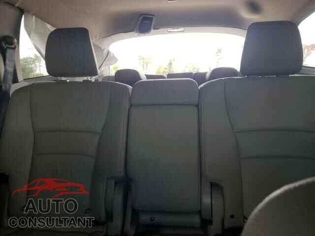 HONDA PILOT 2017 - 5FNYF6H99HB057320