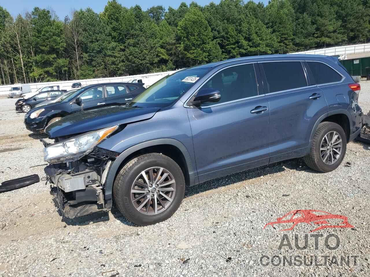 TOYOTA HIGHLANDER 2018 - 5TDKZRFH0JS269856
