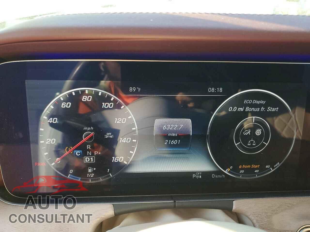MERCEDES-BENZ E-CLASS 2019 - WDD1J6HB7KF093504