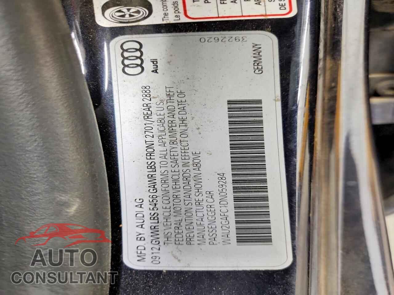 AUDI A7 2013 - WAU2GAFC1DN059284