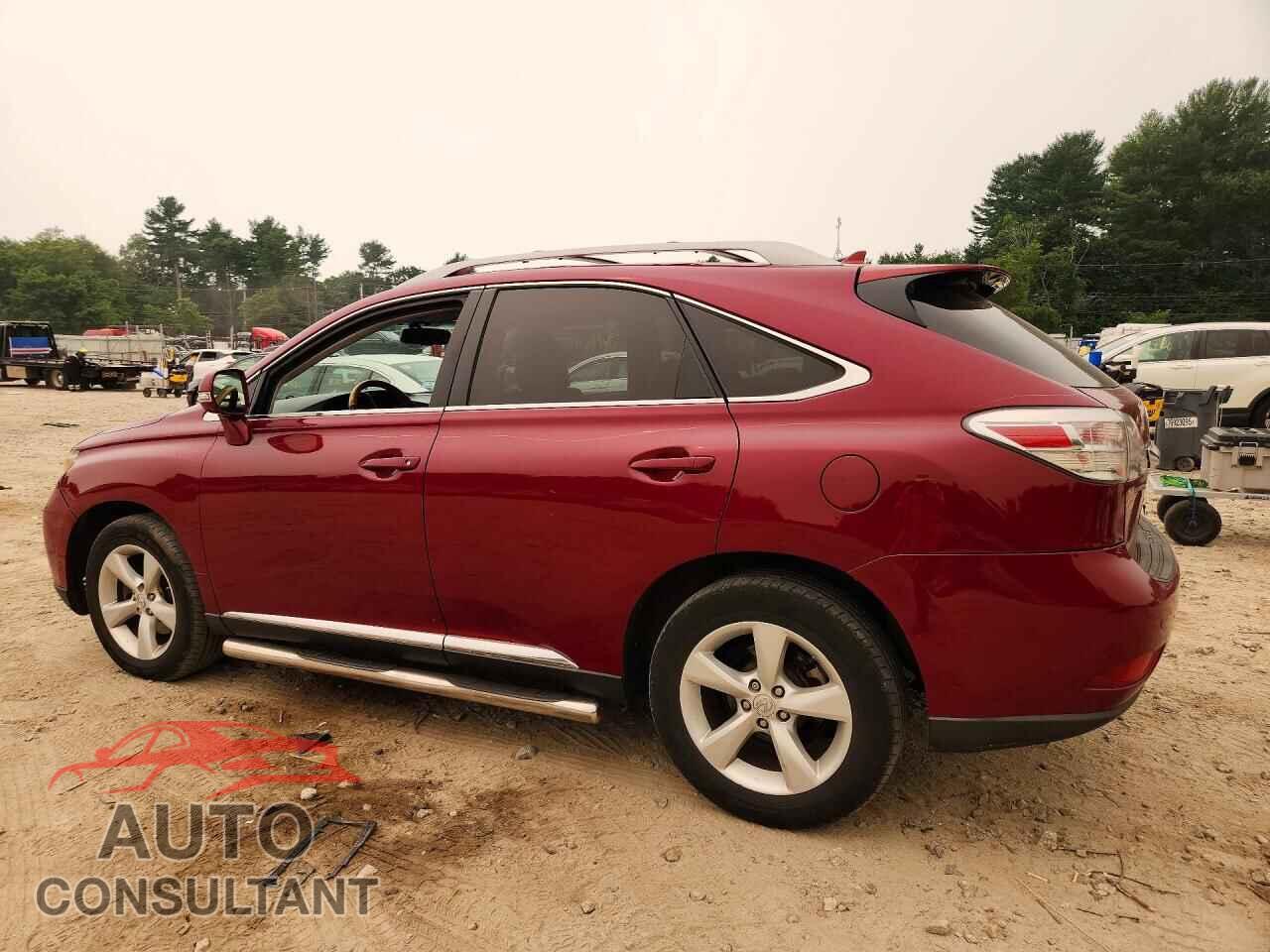 LEXUS RX350 2011 - 2T2BK1BA7BC106822