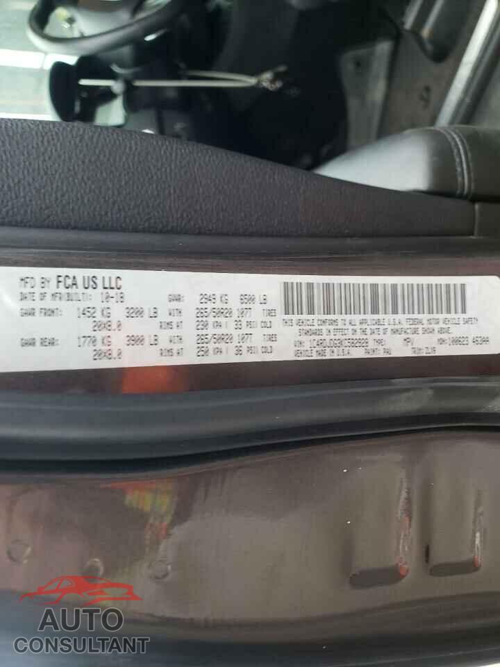 DODGE DURANGO 2019 - 1C4RDJDG3KC582928