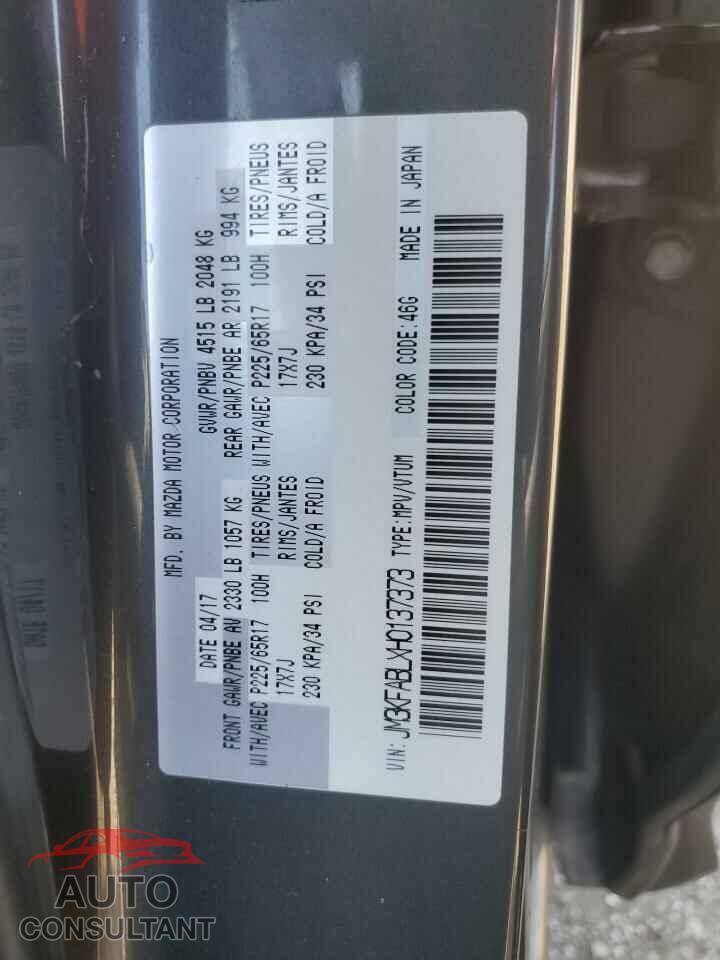 MAZDA CX-5 2017 - JM3KFABLXH0137373