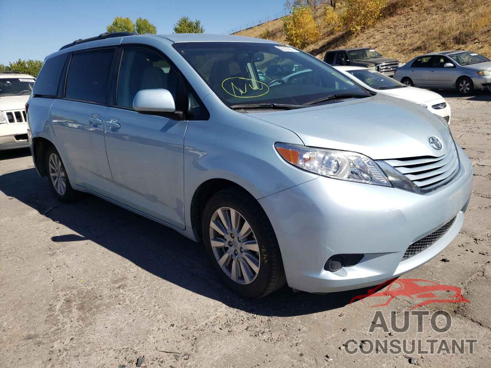 TOYOTA SIENNA 2017 - 5TDJZ3DC6HS181775