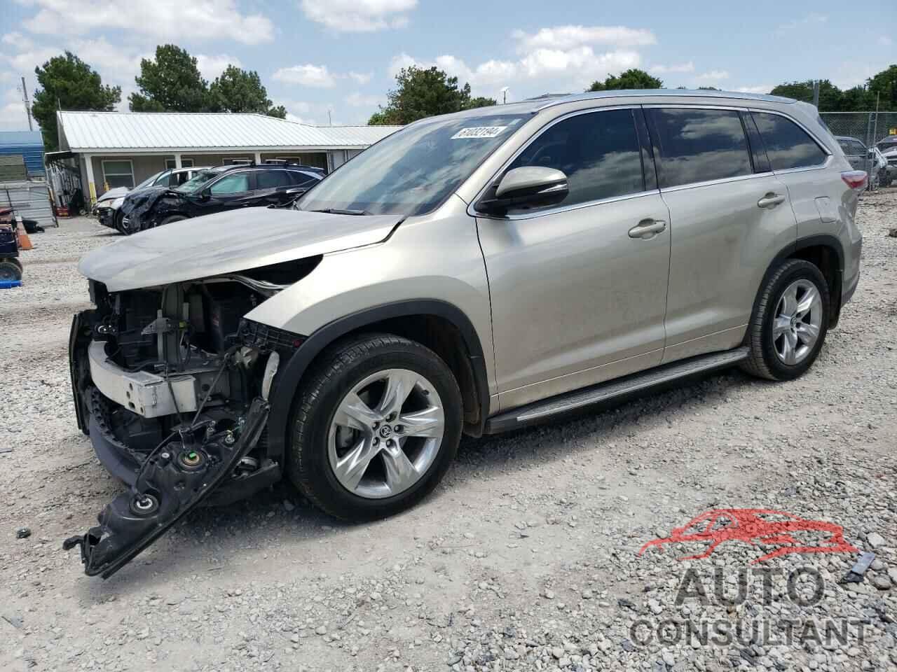 TOYOTA HIGHLANDER 2016 - 5TDDKRFH4GS234355